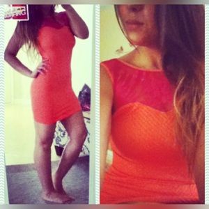 NWOT Free People lace bodycon dress